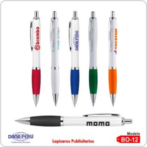 Lapicero publicitario BO-12. Lapiceros personalizados con logo.