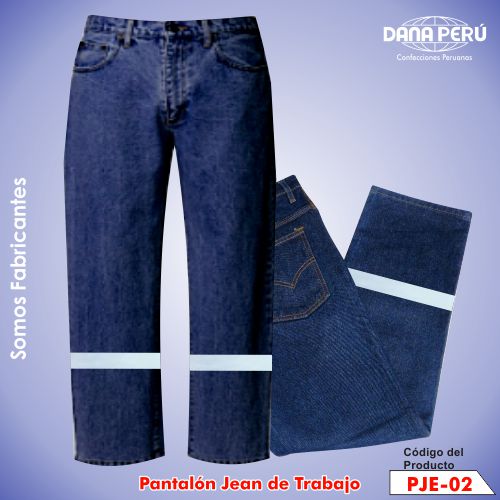 Pantalón Tela Blue jeans Triple Costuras – Uniformes y Seguridad Industrial