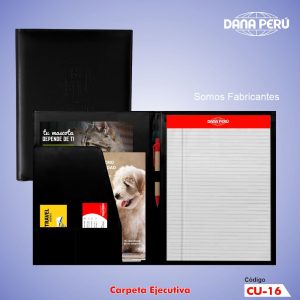 Cartapacios Personalizados de Cuerina. Confeccionamos carpetas ejecutivas de alta calidad a precio económico. Envíos a todo el Perú.