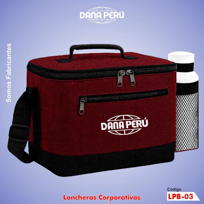 Fabrica de Loncheras Corporativas personalizadas con logo estampado y bordado. Alta calidad a precio económico.