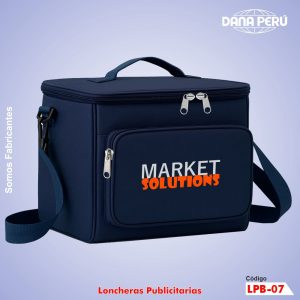 Confección de Loncheras Publicitarias Económicas. Loncheras de muy buena calidad, envíos a todo el Perú.