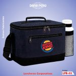 Fabrica de Loncheras Corporativas personalizadas con logo estampado y bordado. Alta calidad a precio económico.