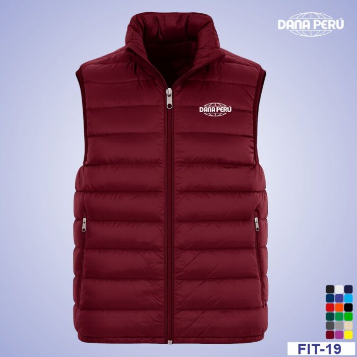 Somos Dana Perú fabricante de Chalecos Acolchados Empresariales, personalizados con logo bordado. Precios económicos. Envíos a todo el Perú.