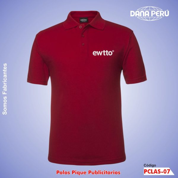 Polos pique publicitarios económicos personalizados con logo. Polos pique baratos. Envíos a todo el Perú.