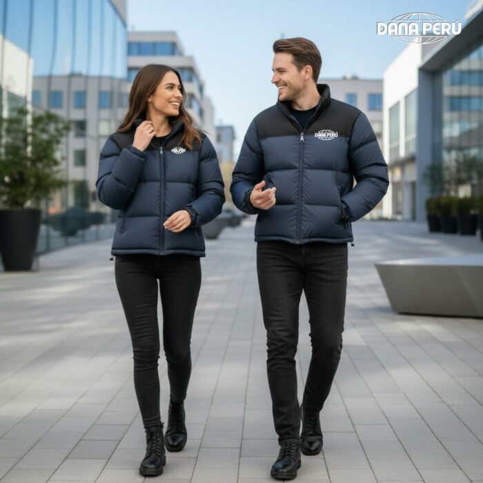 Dana Perú empresa peruana líder en la fabricación y distribución de Casacas impermeables publicitarias personalizadas con logo. Tenemos precios económicos.