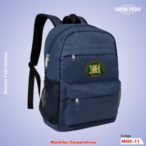 Fabricantes de mochilas corporativas cationic personalizadas con logo. Mochilas de muy buena calidad a precio económico. Envíos a todo el Perú.