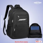 Mochila para laptop de lona, personalizada con logo. Alta calidad a precio económico.