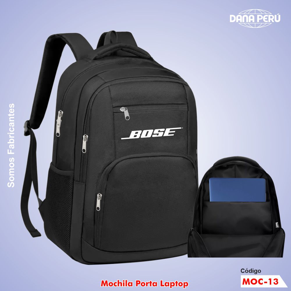 mochilas-corporativas-danaperu-17 Mochila para laptop de lona, personalizada con logo. Alta calidad a precio económico.