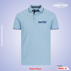 Polos Bordados personalizados con logo para Empresas. Polos pique de muy buena calidad, diseños modernos y exclusivos, precio económico, envíos a provincias.