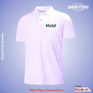 Polos personalizados para empresas, logo bordado y estampado. Polos pique de muy buena calidad a precio económico. Envíos a todo el Perú.