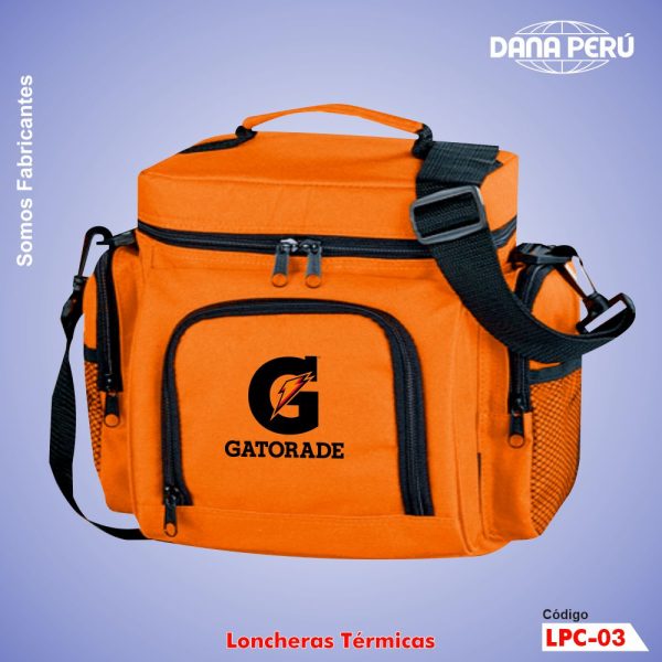Loncheras térmicas publicitarias personalizadas con logo. Loncheras cooler de muy buena calidad a precio económico.