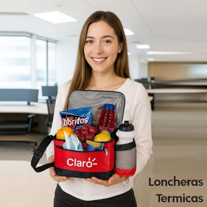Lonchera cooler personalizada con logo - Imagen 2