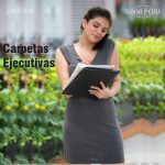 Cartapacios ejecutivos de cuero personalizados con logo en alto relieve. Carpeta ejecutiva de alta calidad a precio económico.