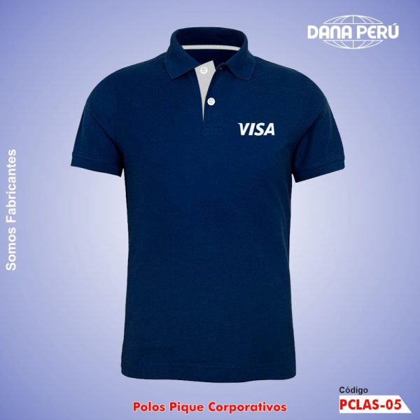 Polos pique corporativos personalizados con logo bordado y estampado. Precio económico. Envíos a provincias.