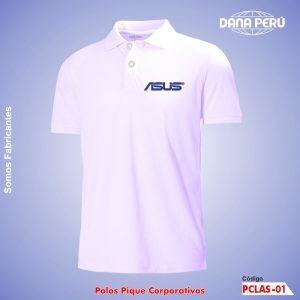 Polos pique publicitarios blanco personalizados con logo bordado y estampado. Polos ejecutivos de alta calidad a precio económico. Envíos a provincias.