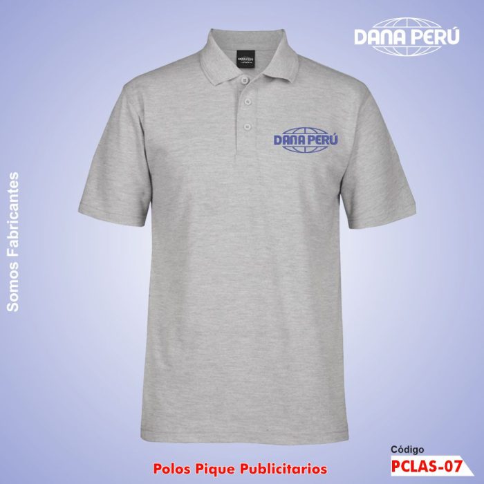 Polos pique publicitarios económicos personalizados con logo. Polos pique baratos. Envíos a todo el Perú.